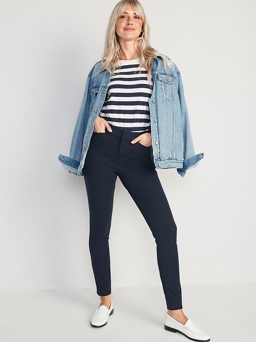 High-Waisted Pixie Skinny Pants Product Image