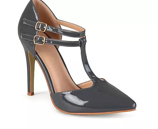 Journee Collection Tru Pump (Grey) Women's Shoes Product Image