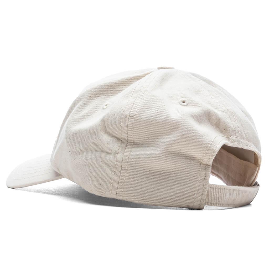 6 Panel Twill Cap #2 - White Male Product Image