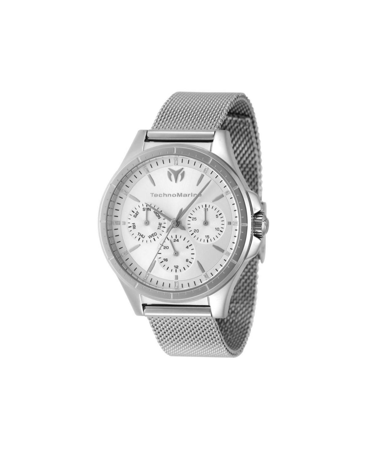 TechnoMarine Womens Tm-822047 MoonSun Quartz Chronograph Silver - Silver Product Image