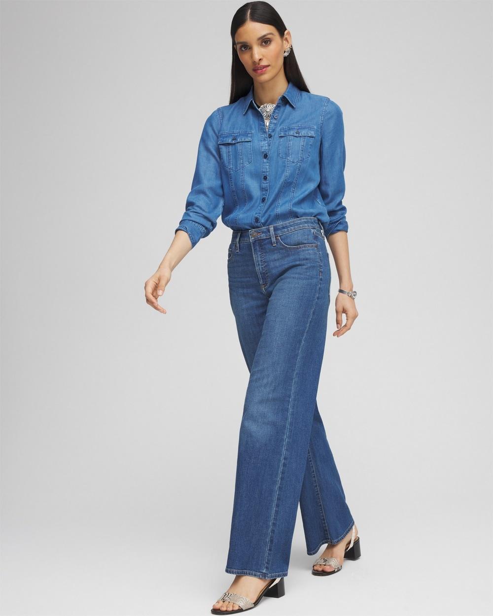 High Rise Wide Leg Jeans Product Image