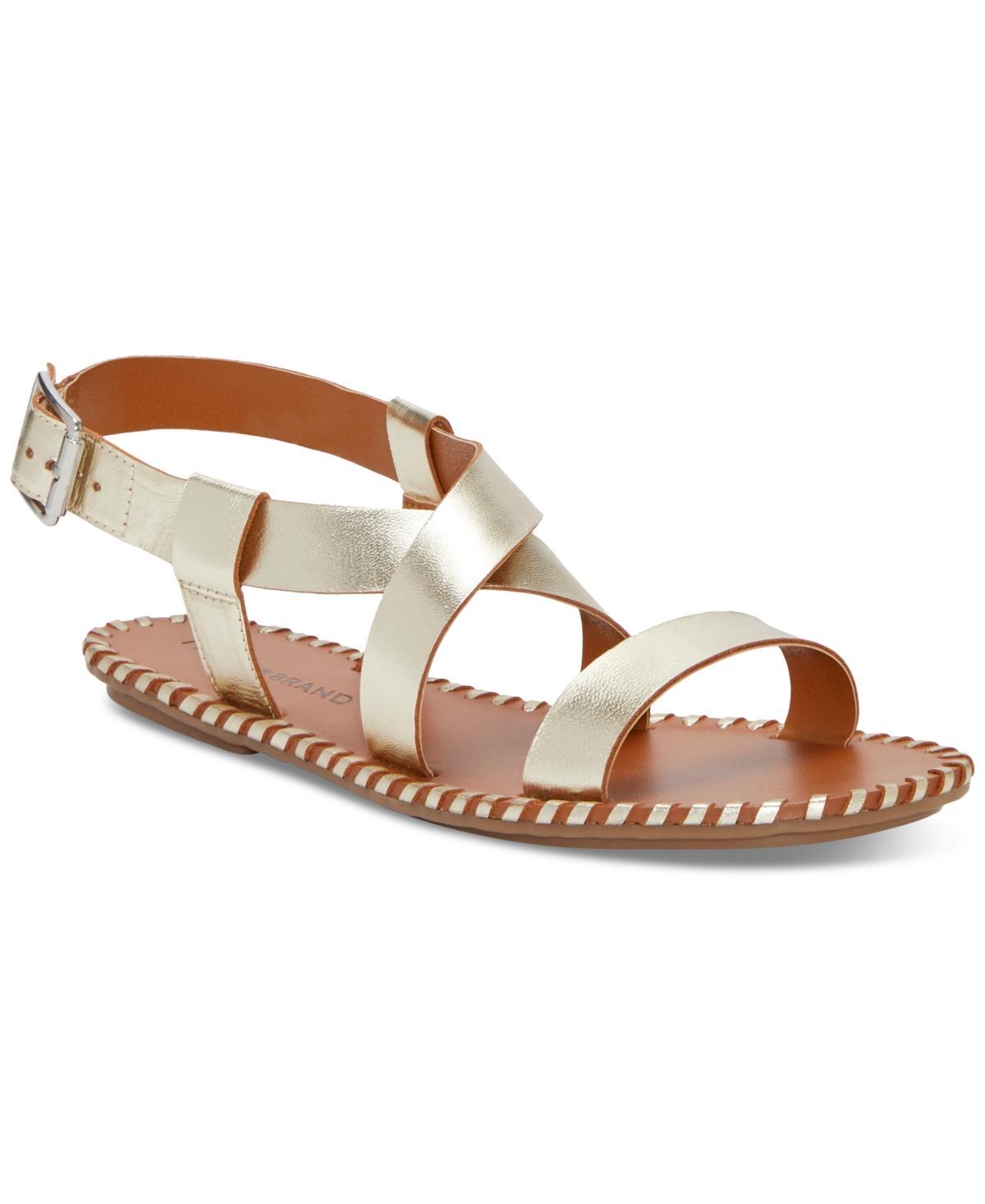 Lucky Brand Womens Zelek Crisscross Flat Sandals Product Image