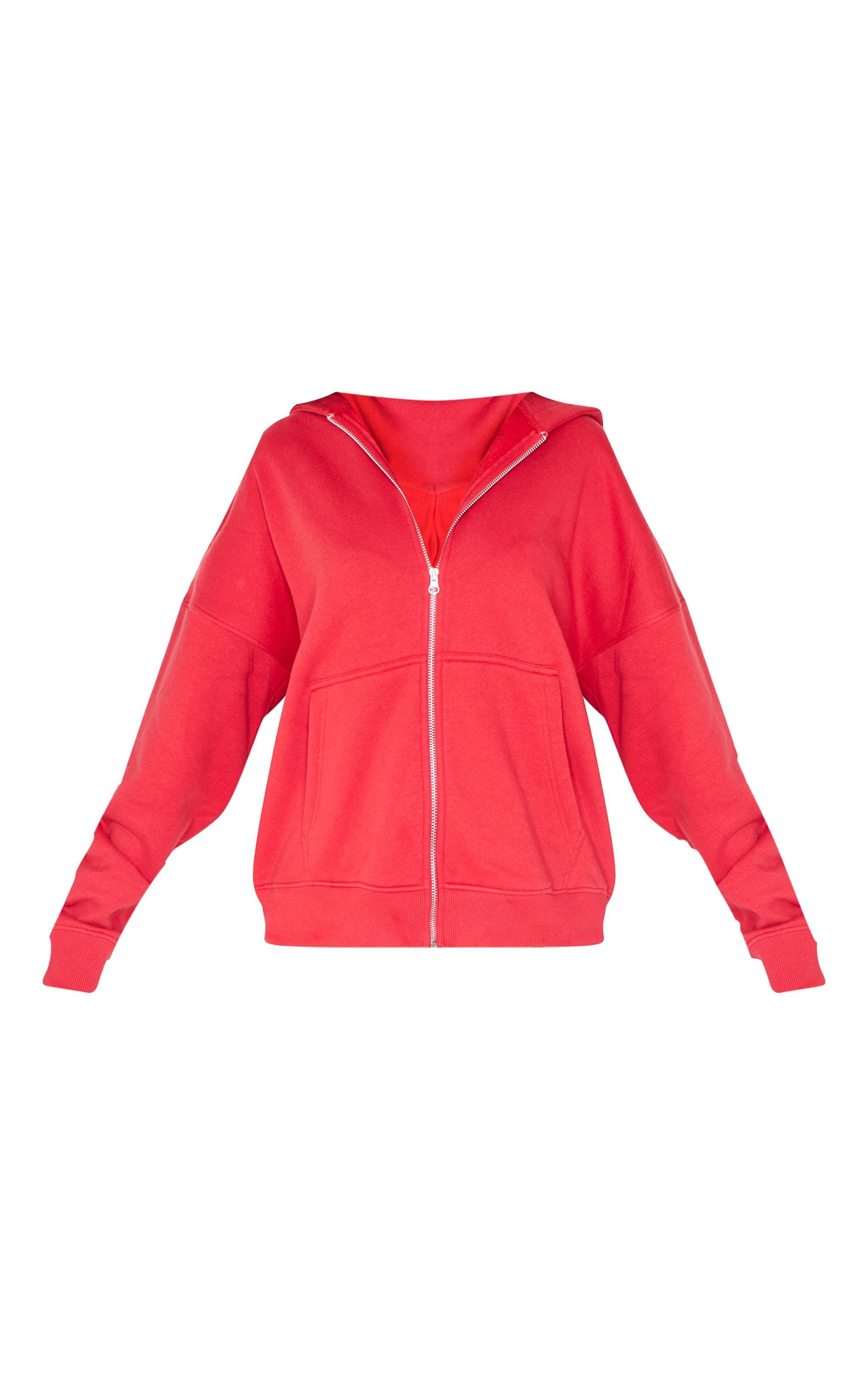 Bright Red Studio Archives Zip Up Hoodie Product Image