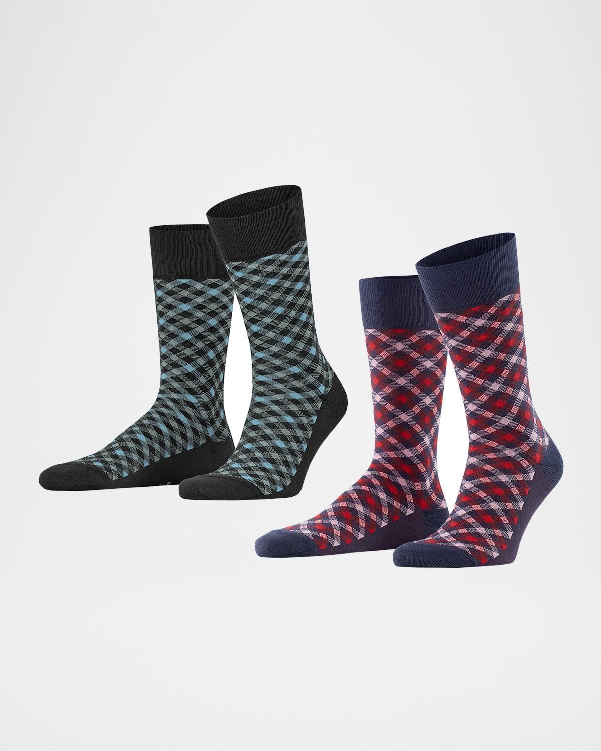 Men's Smart Check 2-Pack Mid-Calf Sock Bundle Product Image