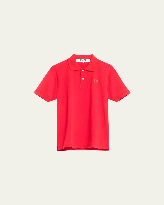 Mens Polo Shirt with Heart Product Image