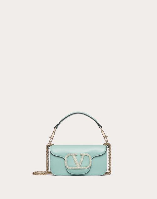 VALENTINO GARAVANI LOCÒ SMALL SHOULDER BAG WITH JEWEL LOGO Product Image