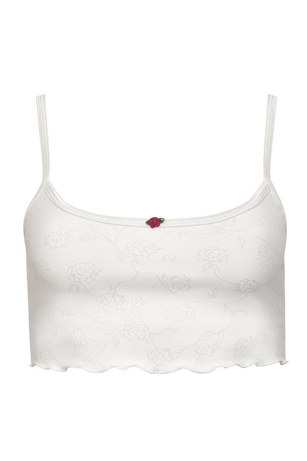 Star Cropped Tank - Moon Flower Product Image