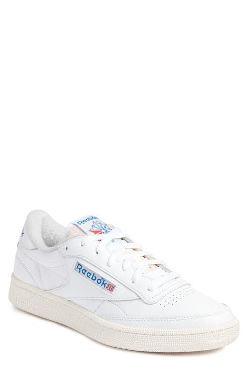 Reebok Mens Reebok Club C 85 Vintage - Mens Running Shoes White/Blue Product Image