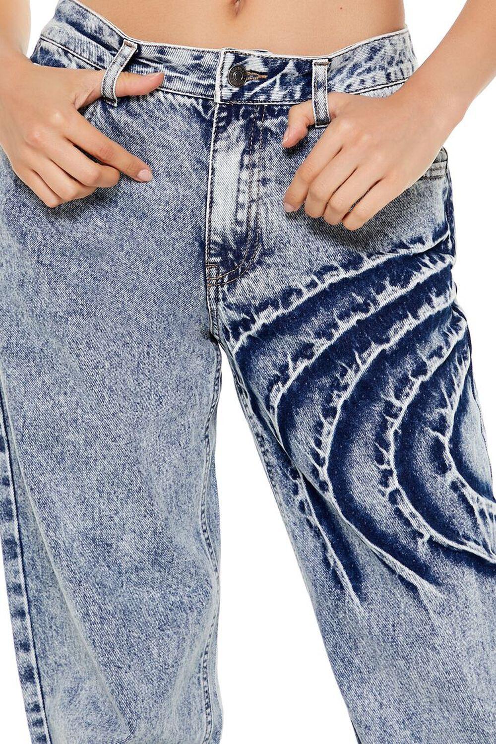 Abstract Mineral Wash Jeans | Forever 21 Product Image