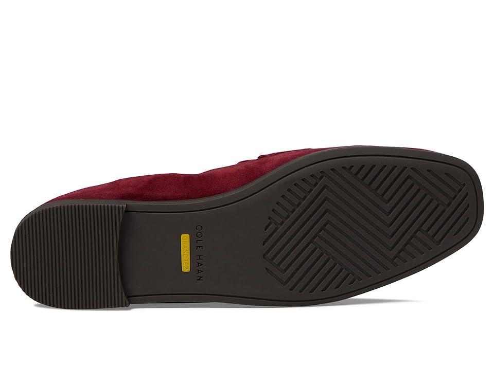 Cole Haan Trinnie Soft Loafers (Black Cherry Suede) Women's Flat Shoes Product Image