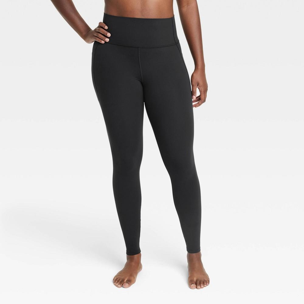 Womens Everyday Soft Ultra High-Rise Pocketed Leggings - All In Motion Black 4X Product Image