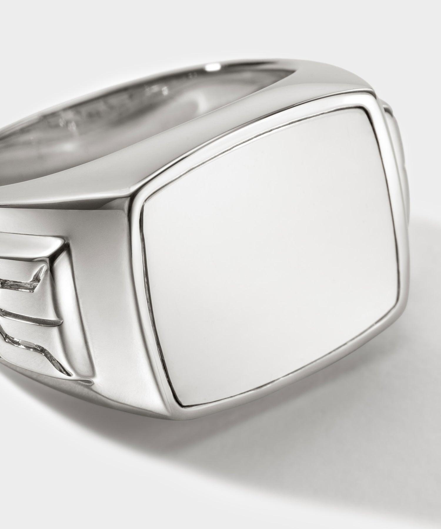 John Hardy Sterling Silver Signet Ring Product Image