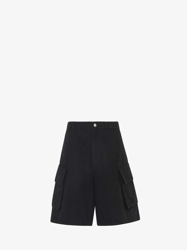 CARGO DENIM SHORTS in black | JW Anderson US  Product Image