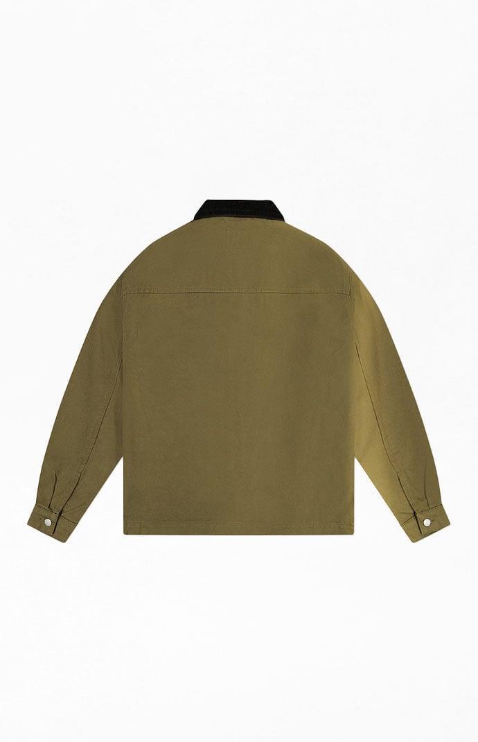 WeSC America Inc Men's Work Jacket in Olive/Black - Product Image