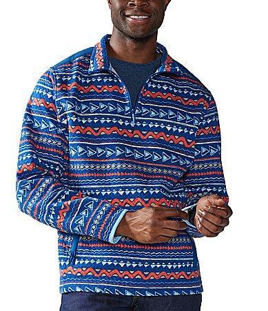 Chubbies Long Sleeve The Trail Mix Quilted Quarter Product Image