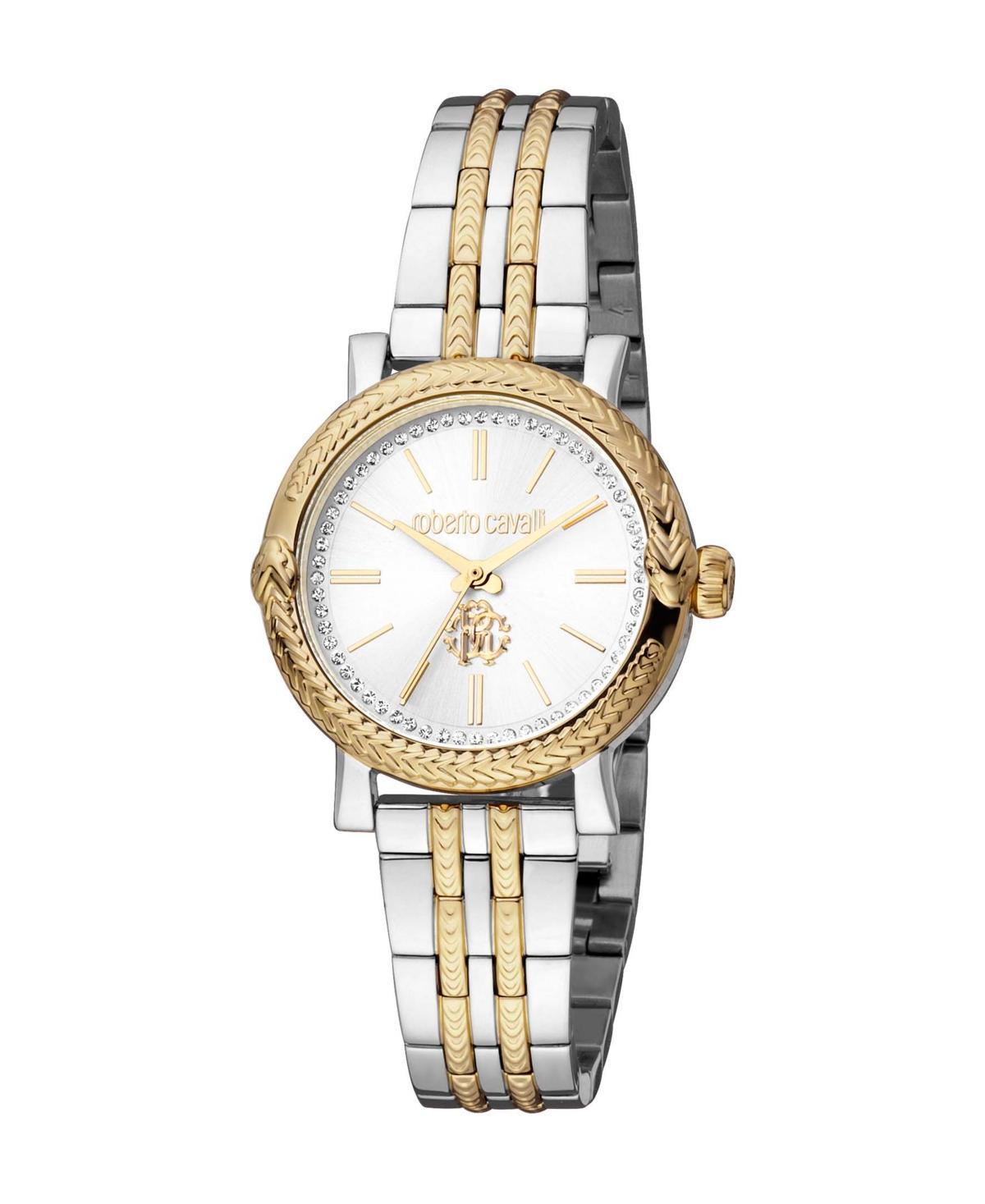 Roberto Cavalli Womens Quartz Two-tone Stainless Steel Watch 30mm Product Image