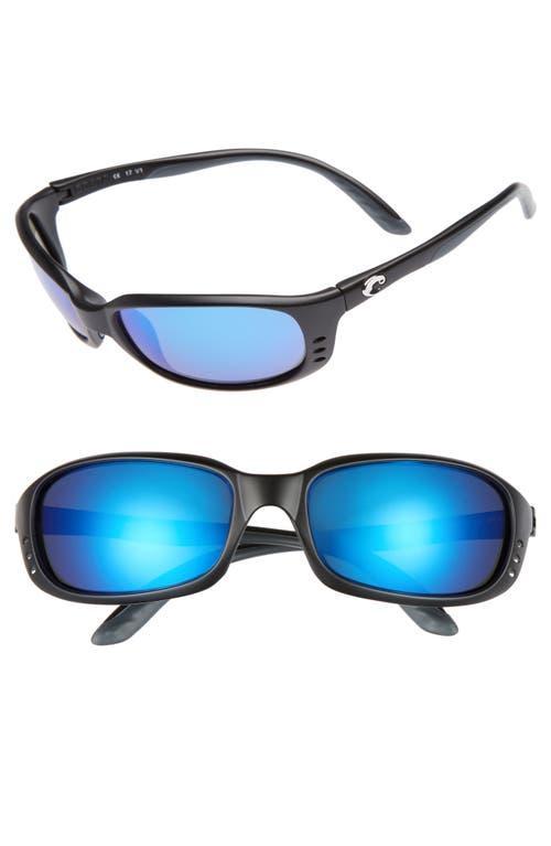 Costa Del Mar Brine 59mm Mirrored Polarized Oval Sunglasses Product Image