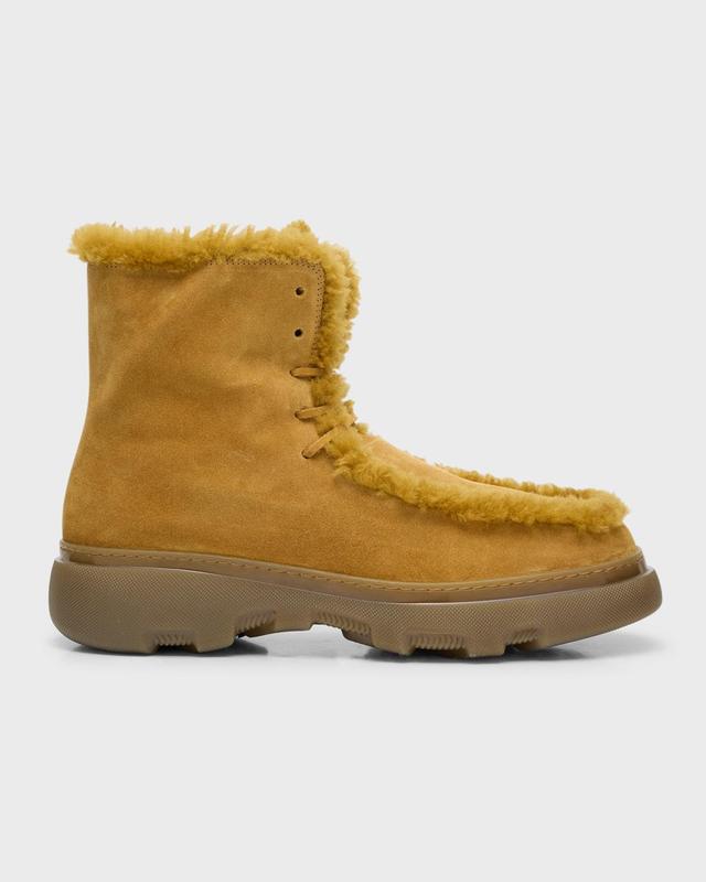 Mens Creeper High Shearling Boots Product Image