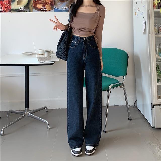 High Rise Wide Leg Jeans Product Image