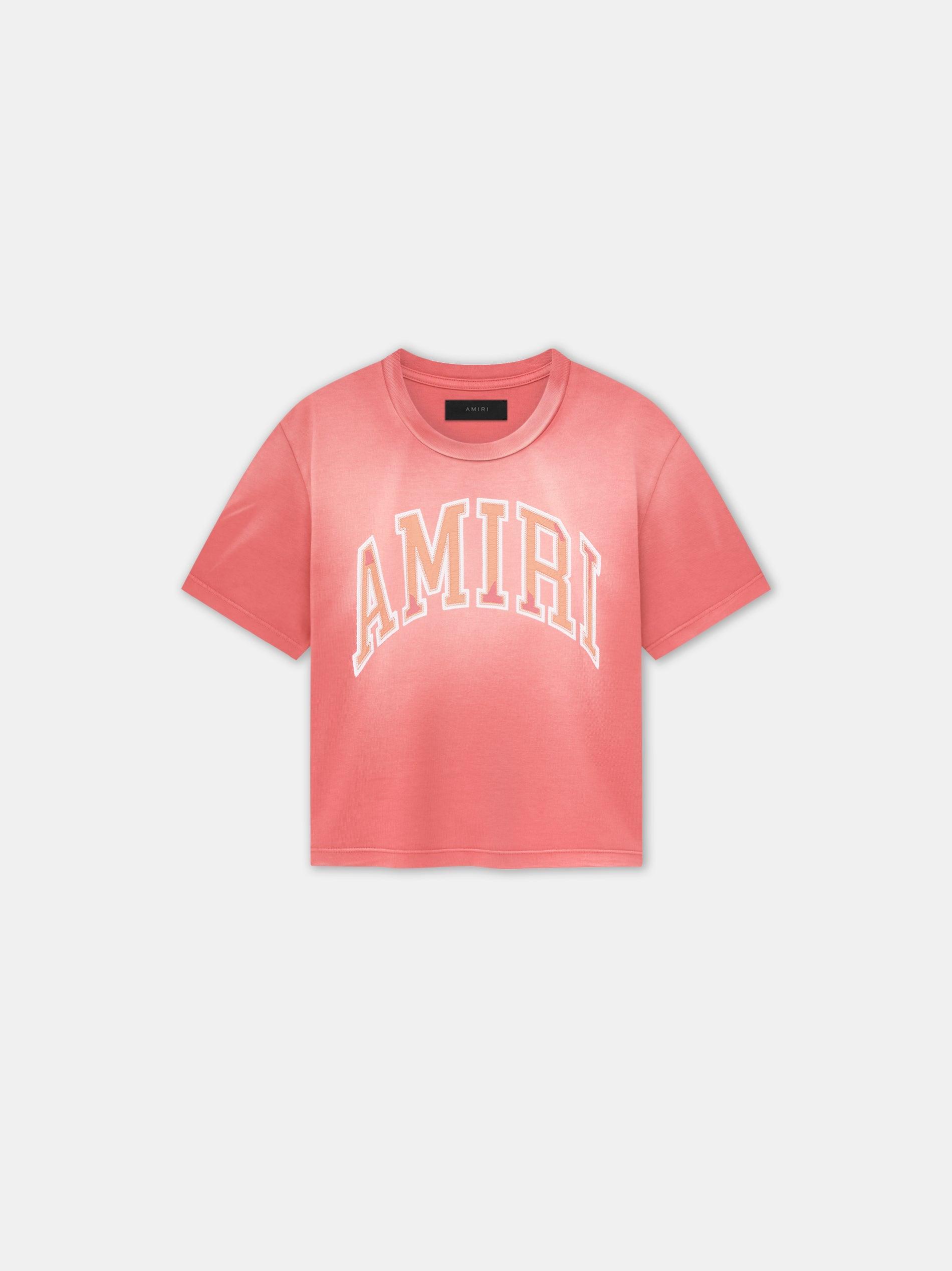 WOMEN - WOMEN'S AMIRI VINTAGE BABY TEE - Flamingo Pink Female Product Image