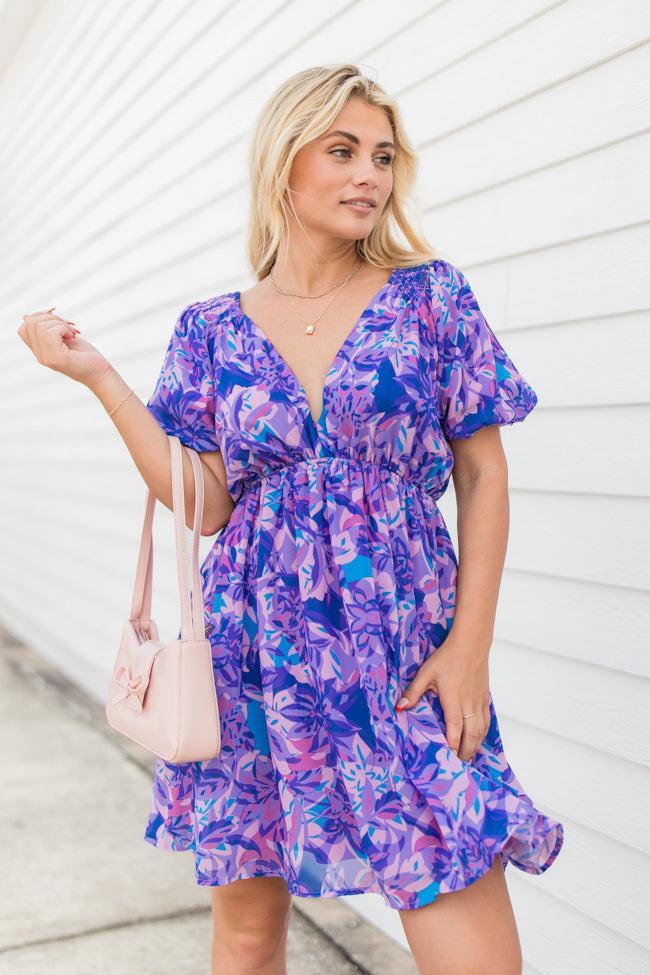 Forever Radiant Multi Printed Mini Dress Product Image