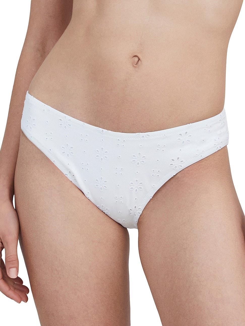 Womens The Daphne Eyelet Bikini Bottom Product Image