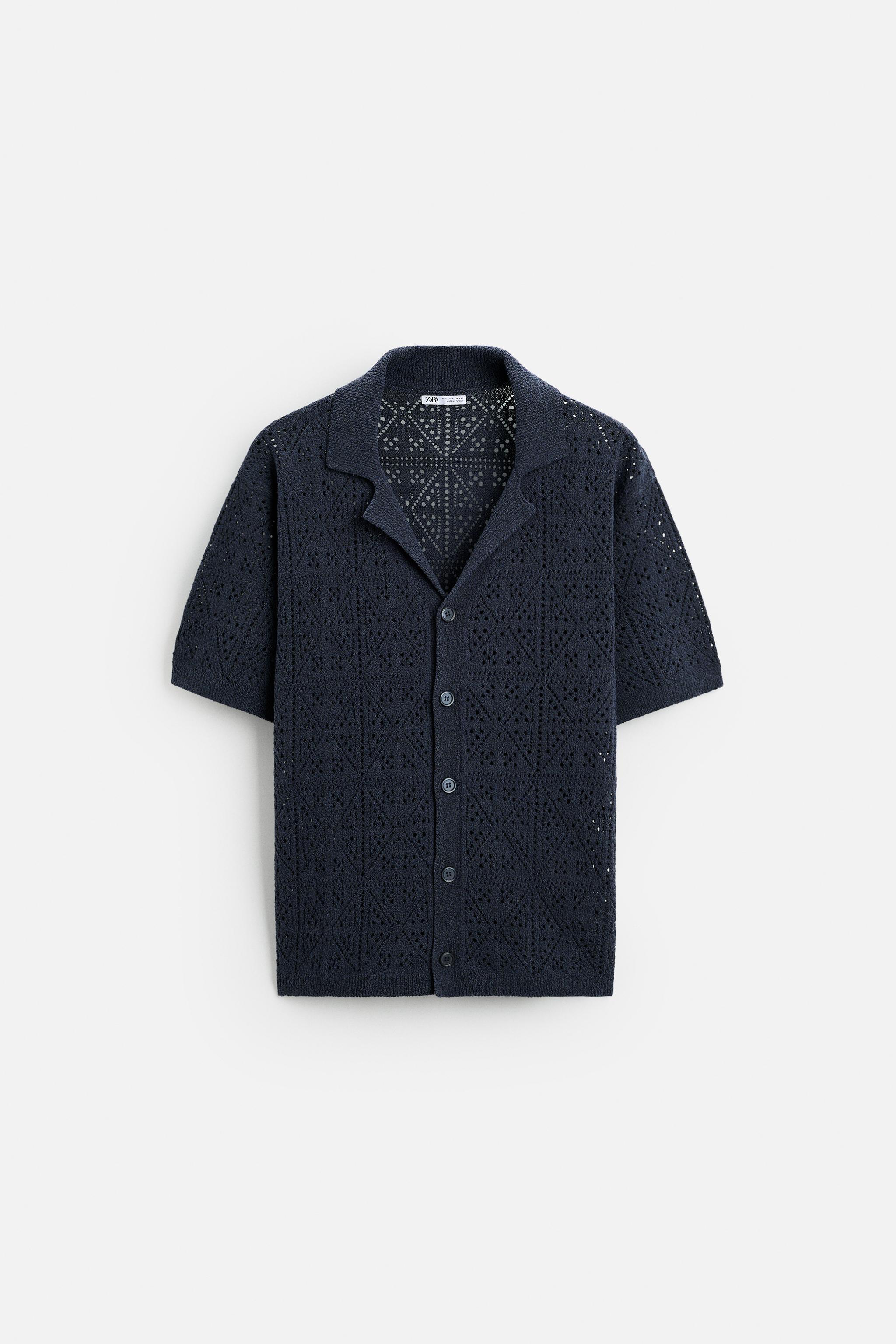 OPEN KNIT SHIRT Product Image