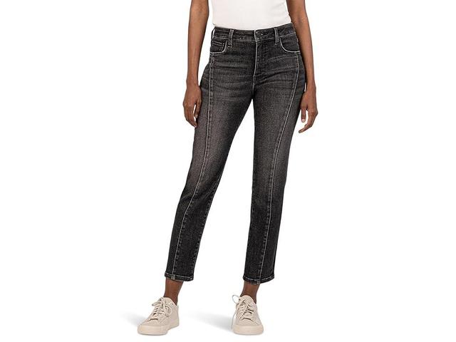 KUT from the Kloth Reese High Rise Fab Ab Ankle Straight-Frt Princess (Create) Women's Jeans Product Image