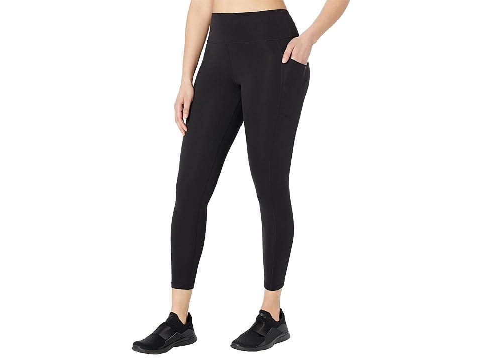 DKNY Sport by Donna Karan  Sueded Compression High Waisted Ankle Length Leggings Product Image