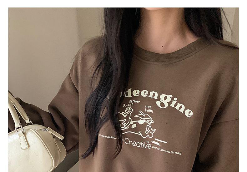 Crewneck Print Pullover Product Image