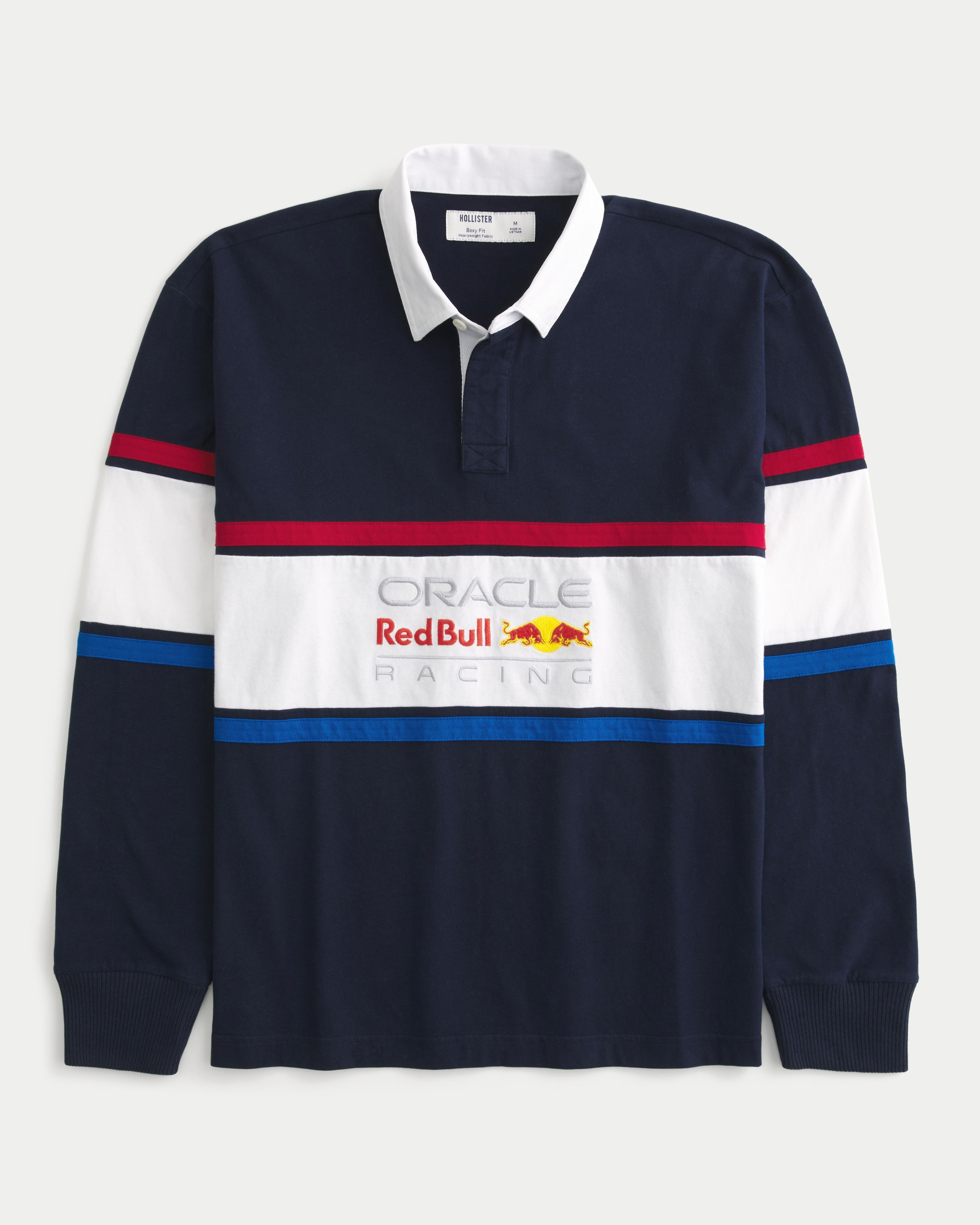 Boxy Heavyweight Oracle Red Bull Racing Graphic Rugby Polo Product Image