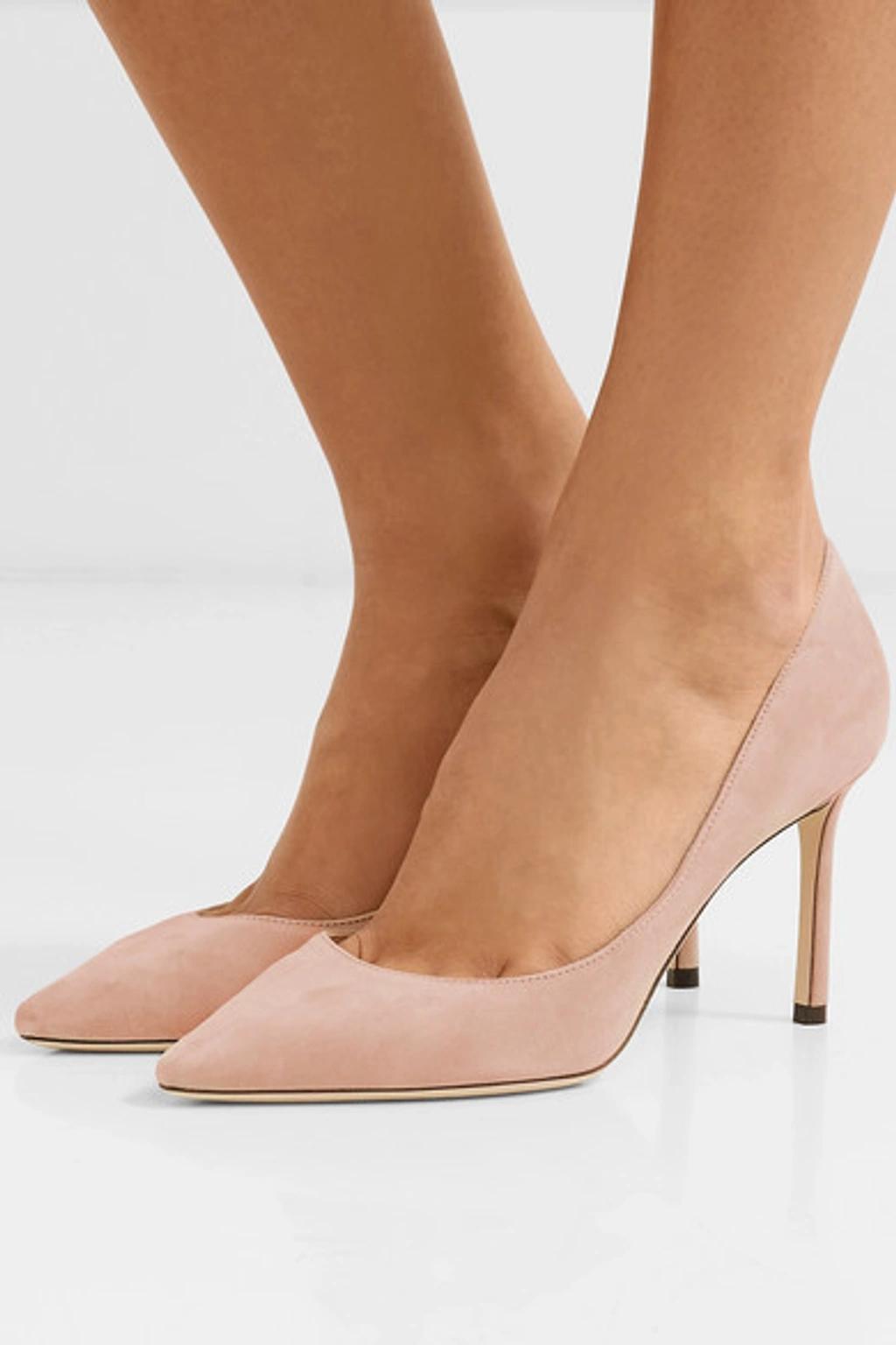 Romy 85 Suede Pumps In Beige Product Image