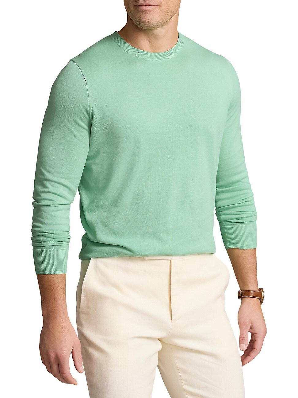 Mens Cotton Crewneck Sweater Product Image