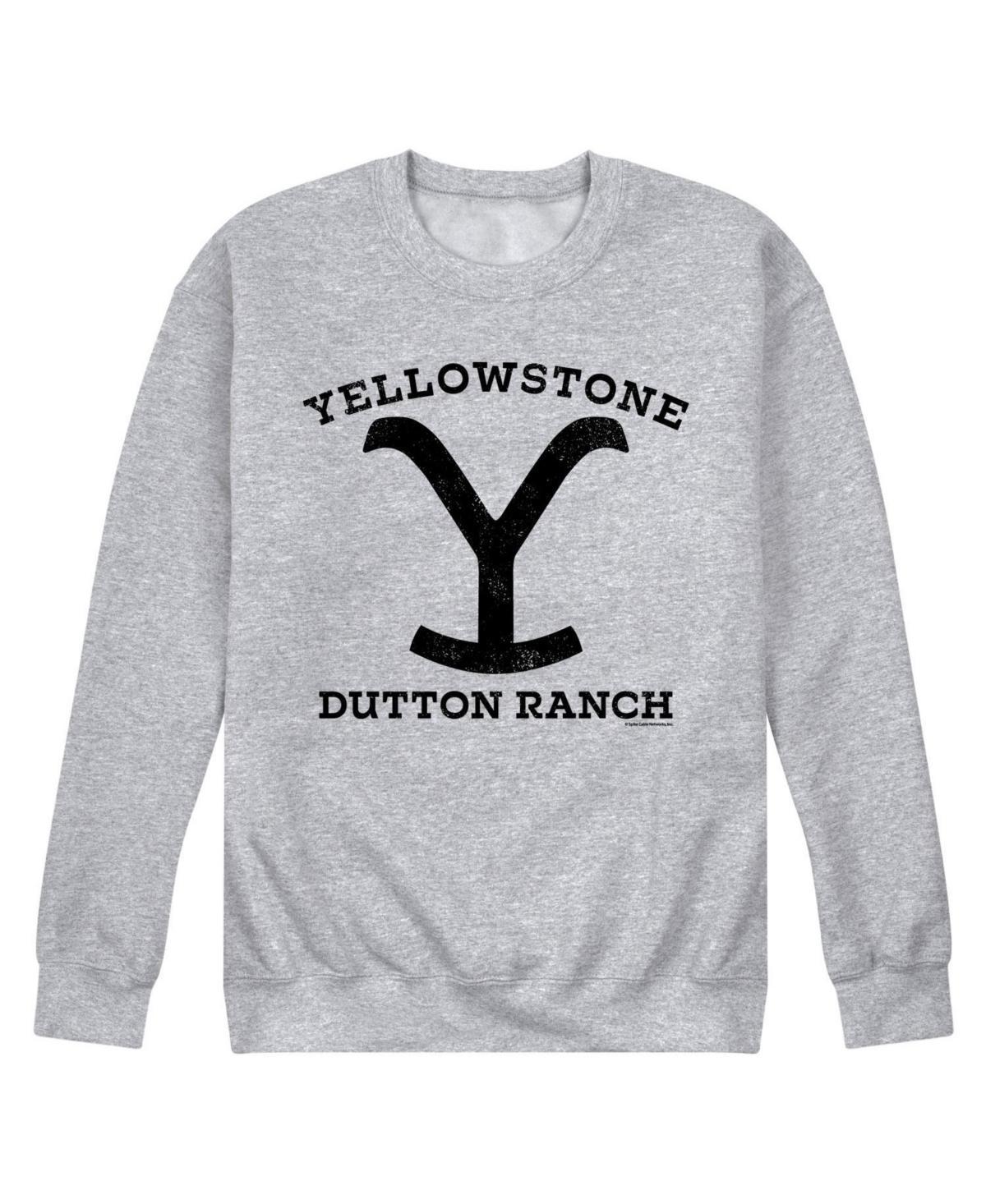 Mens Yellowstone Black Sweatshirt White Product Image