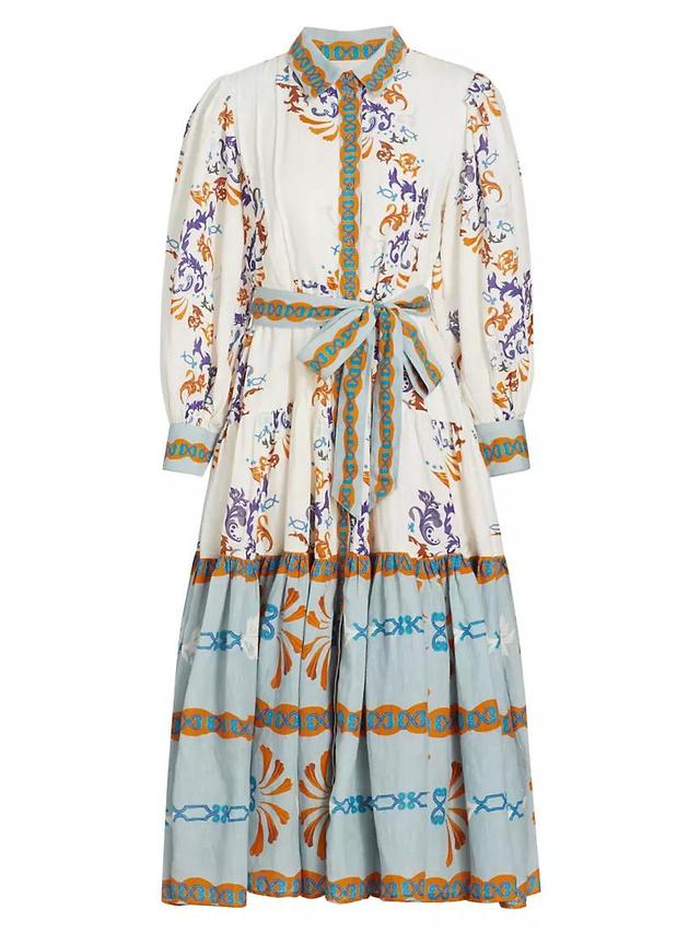 Eterna Marie Jane Printed Shirtdress Product Image