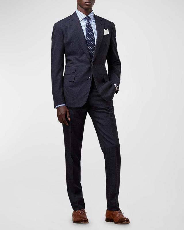 Mens Wool Single-Breasted Suit Product Image