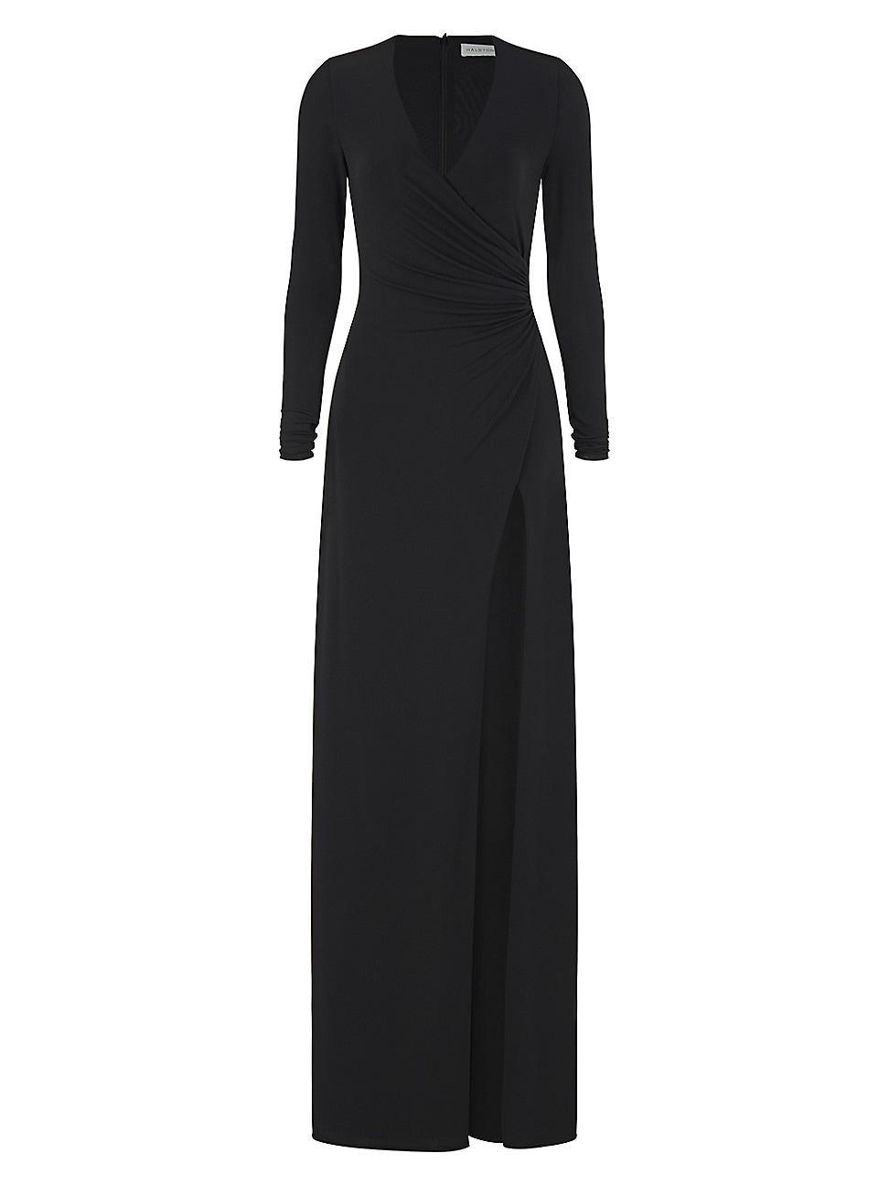 Womens Sydney Ruched Jersey Gown Product Image