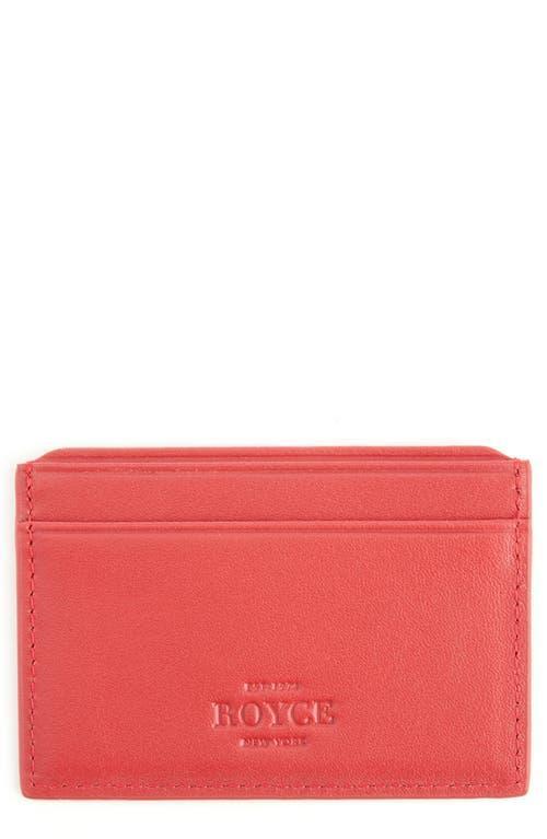 ROYCE New York RFID Leather Card Case Product Image