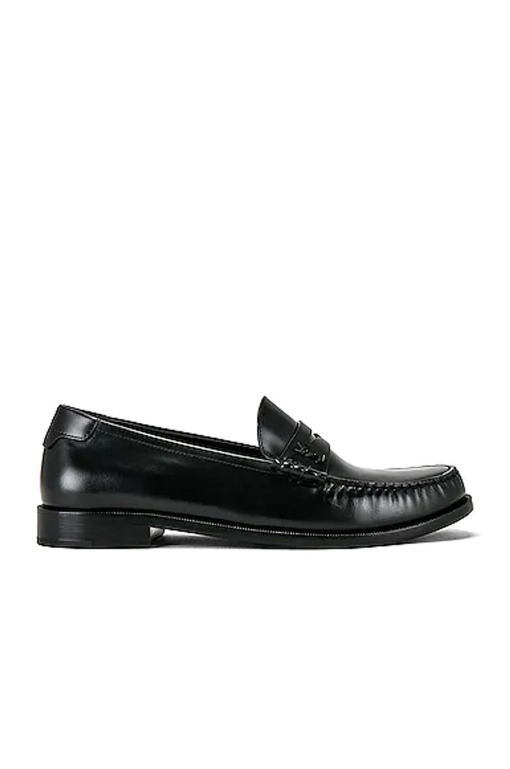 SAINT LAURENT Calfskin Loafers In Black product image