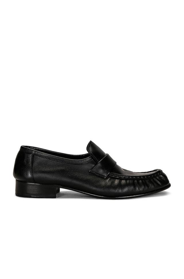 The Row - Women's Soft Leather Loafers - Brown - IT 38.5 - Moda Operandi Product Image