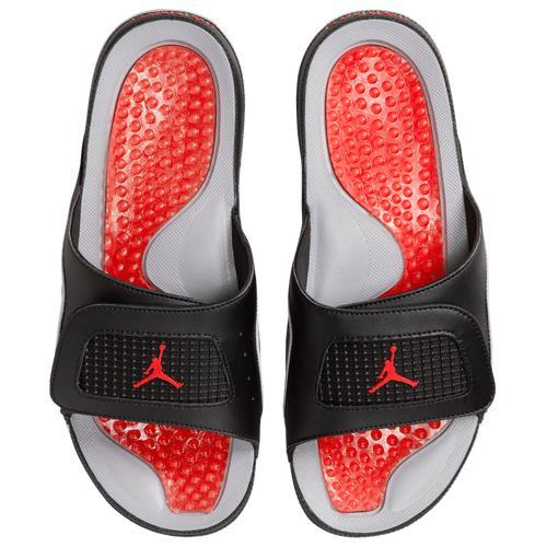 Jordan Mens Jordan Retro 4 Hydro - Mens Shoes Grey/Black/Red Product Image