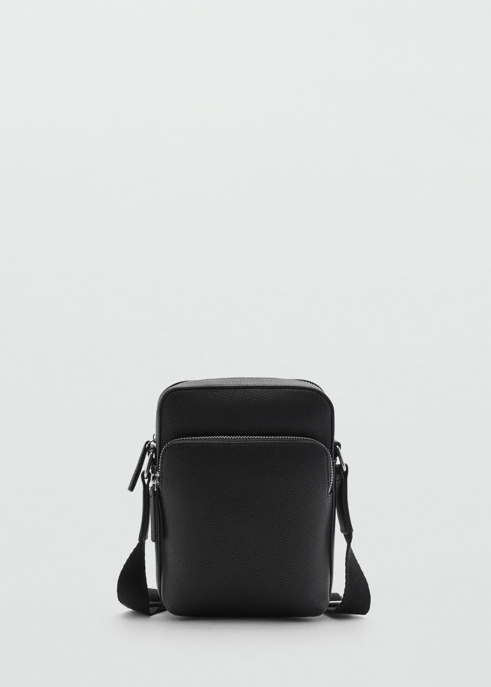 MANGO MAN - Leather-effect shoulder bag - One size - Men Product Image