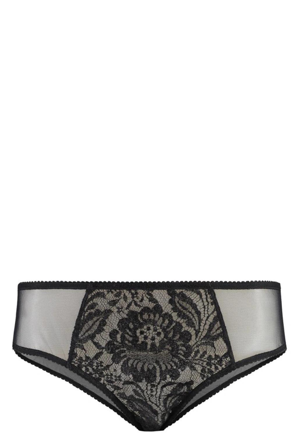 DOLCE & GABBANA Lace And Tulle Panties In Black product image