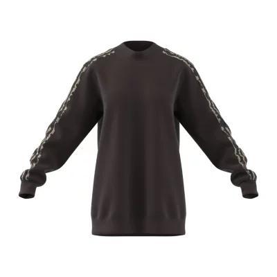 adidas Womens Mock Neck Long Sleeve Sweatshirt Product Image