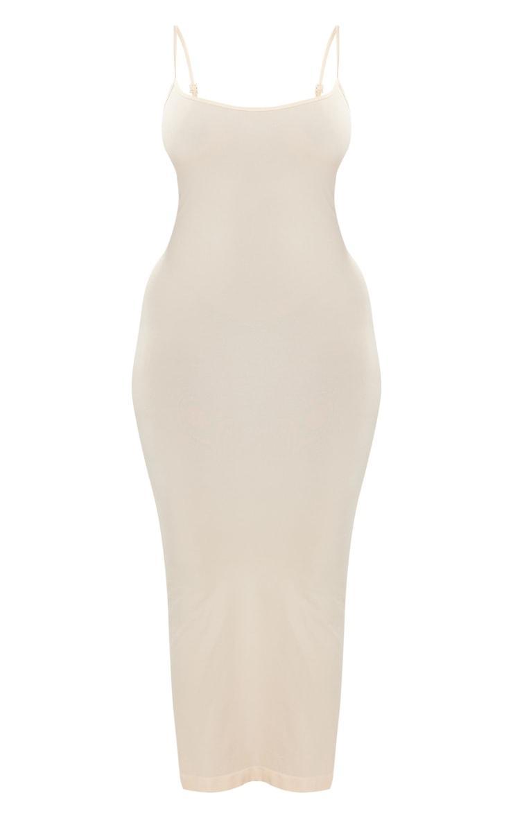 Shape Cream Stretch Sculpted Strappy Maxi Dress Product Image