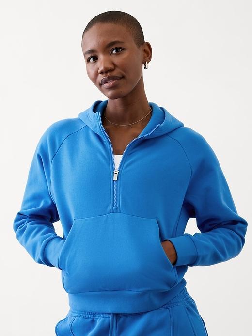 Easy Fleece 1/2 Zip Hoodie Product Image