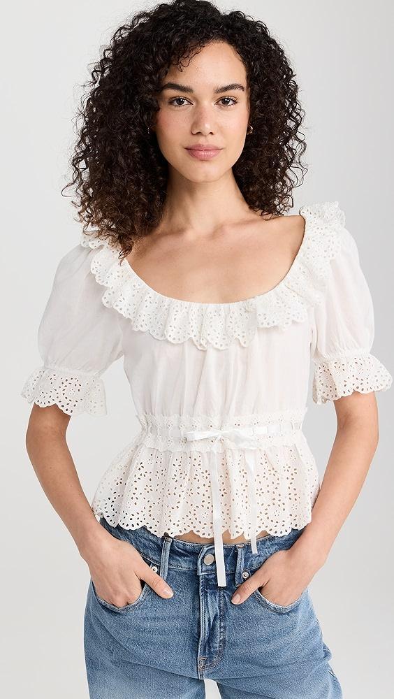 RIXO Elna Top | Shopbop Product Image