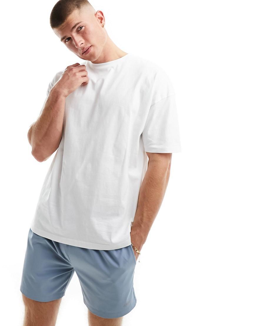 ASOS 4505 Icon oversized training T-shirt with quick dry in white  Product Image