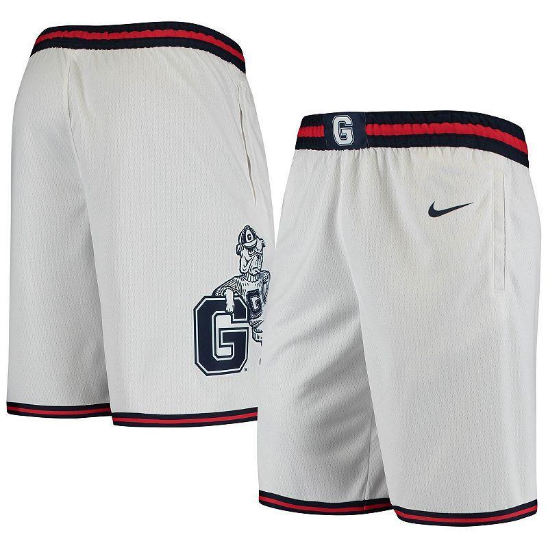 Mens Nike White Gonzaga Bulldogs Limited Basketball Performance Shorts Product Image