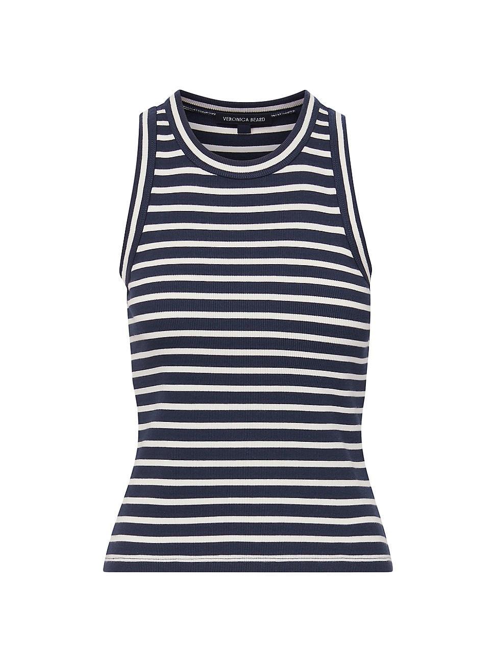 Womens Jordyn Stripe Cotton Tank Product Image